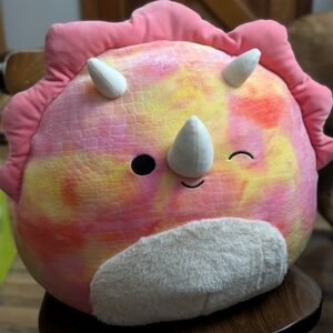 trinity the triceratops 16" squishmallow